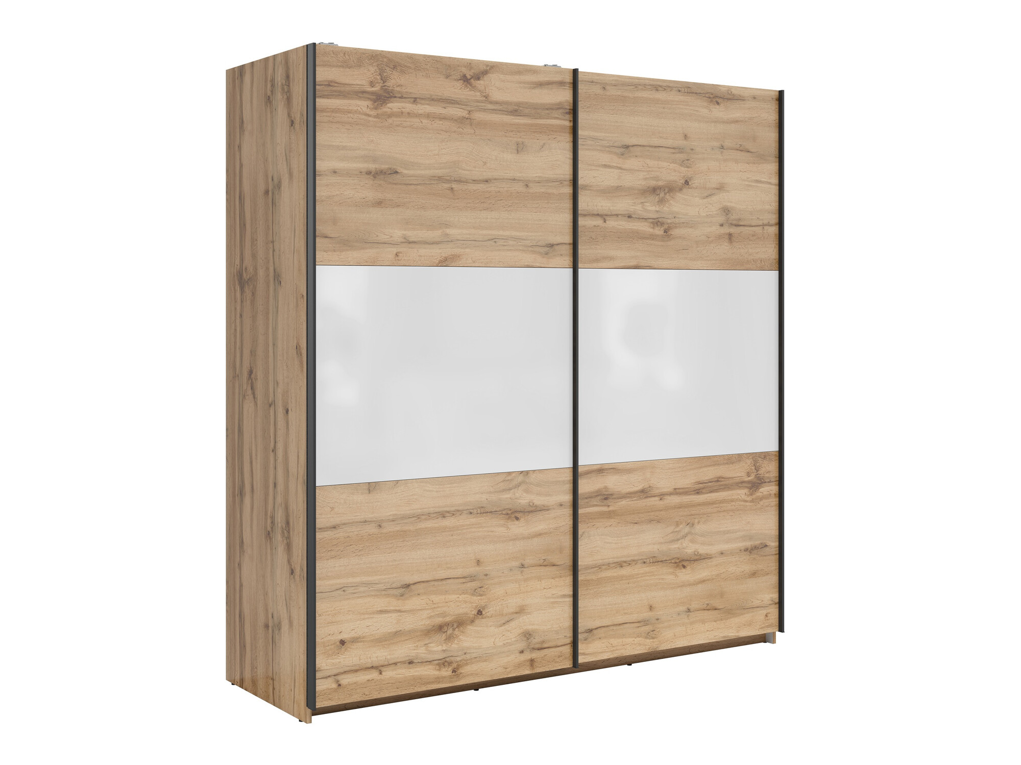 Wardrobe Livevaro 109 (Wotan Oak + White)