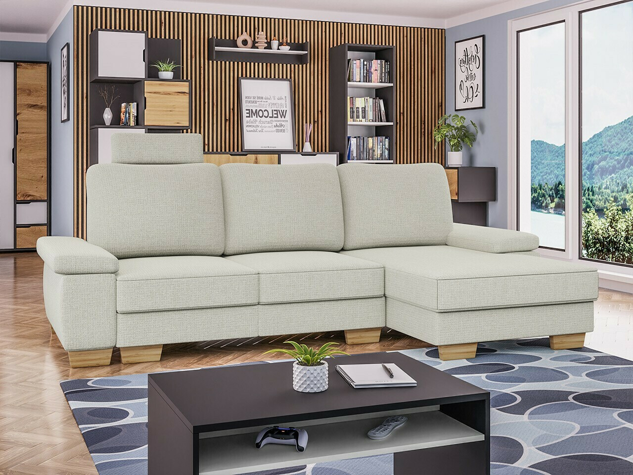 Corner sofa Lincoln 182 (Barrel 03)