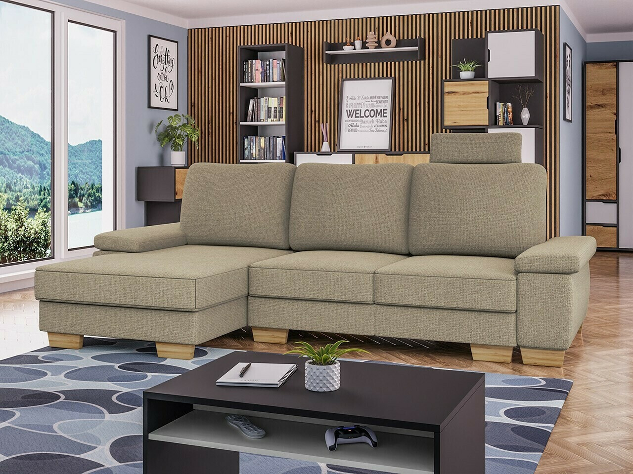 Corner sofa Lincoln 182 (Barrel 19)