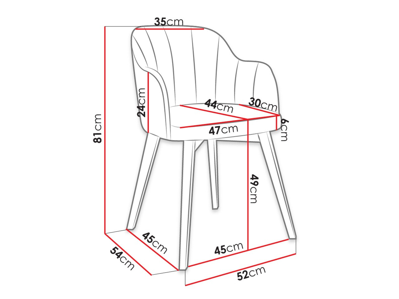 Chair Racine 105 (Baloo 2073)
