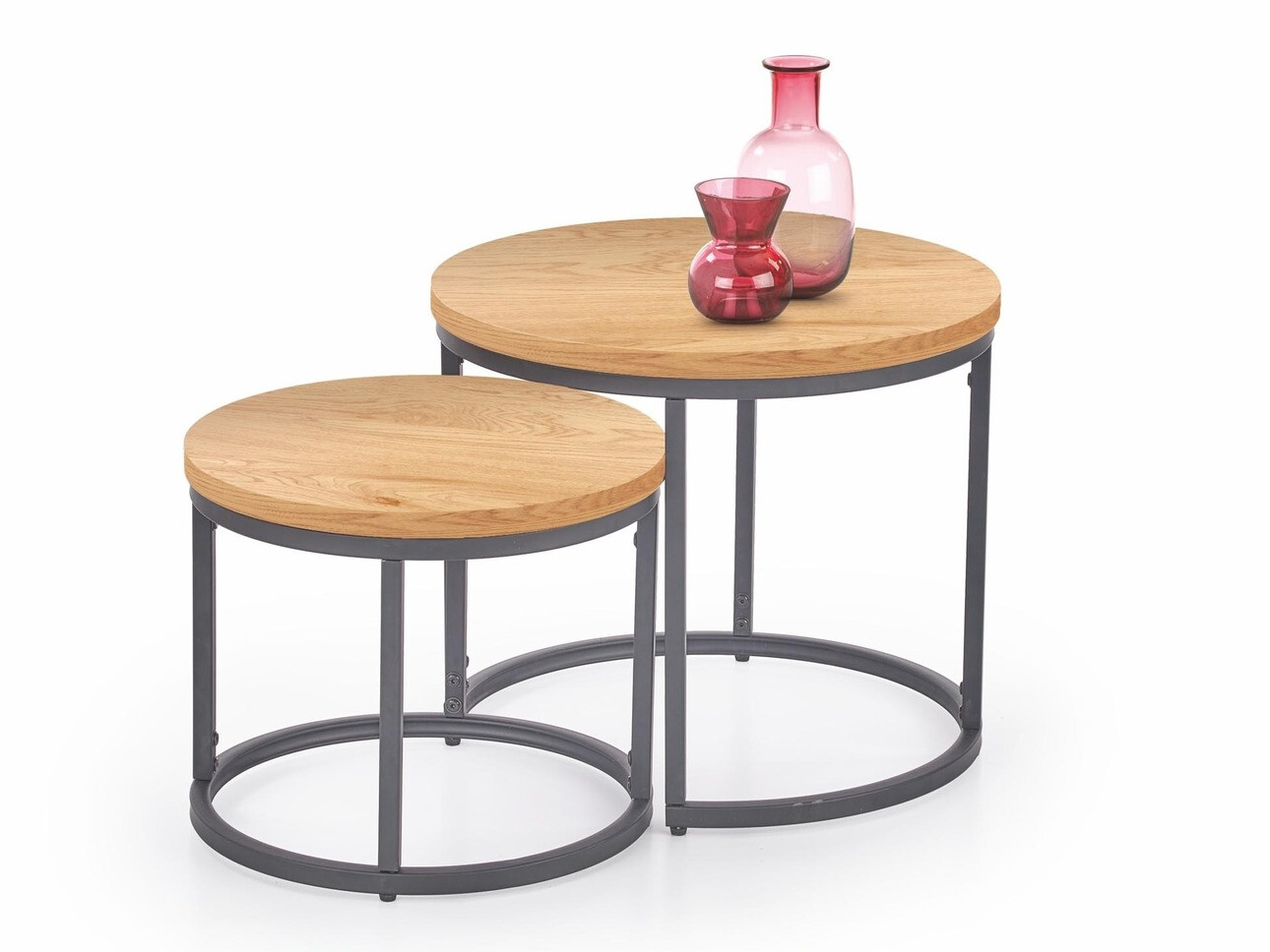 Coffee table set Houston 951 (Golden oak + Black)