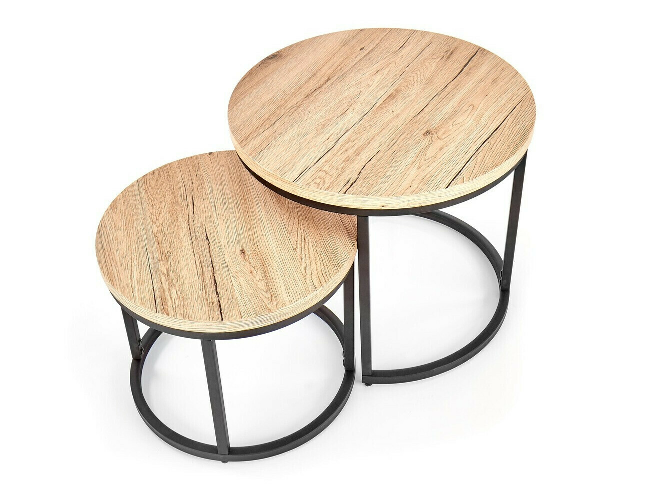 Coffee table set Houston 951 (San Remo oak + Black)