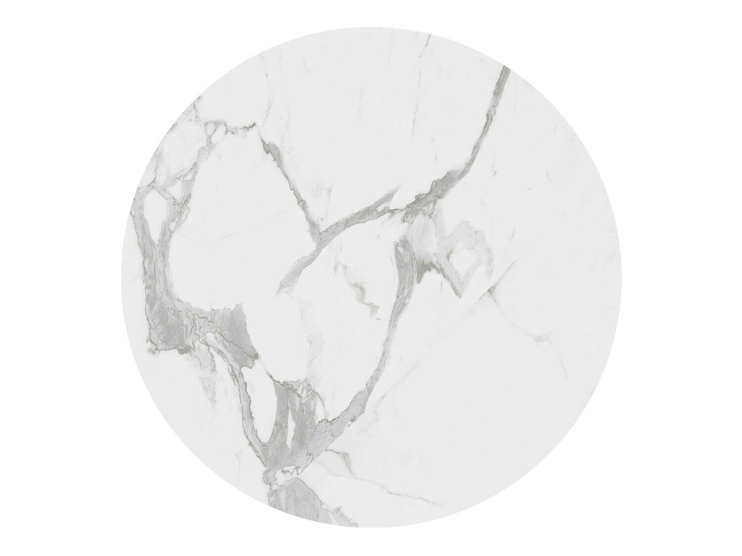 Coffee table set Houston 951 (White marble + Black)