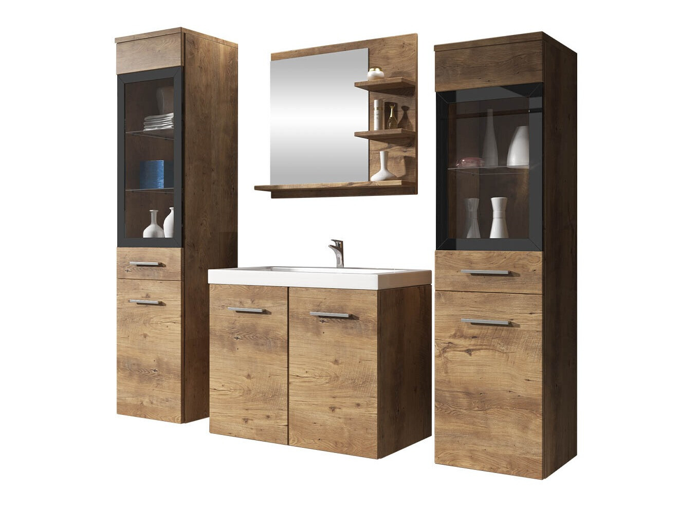 Bathroom set Scientia IV (Chestnut)