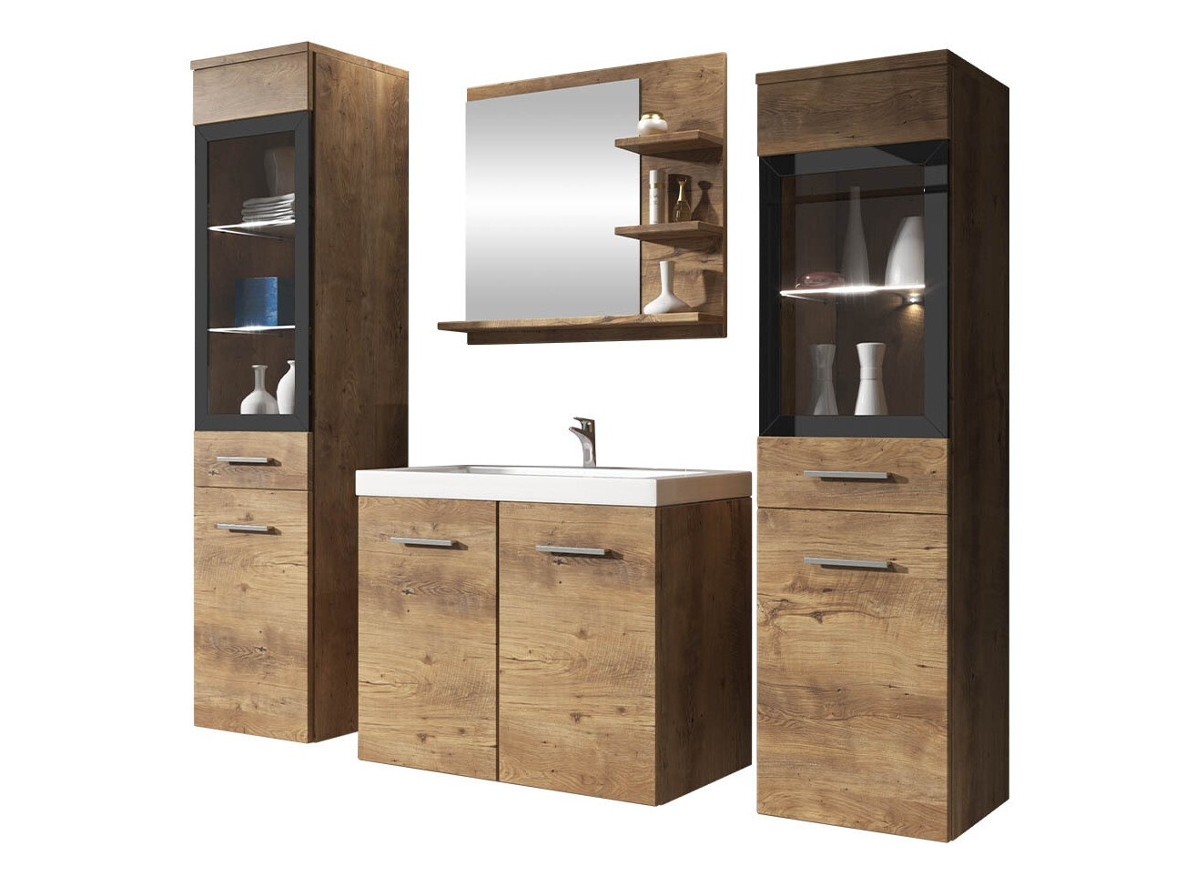Bathroom set Scientia IV (Chestnut)