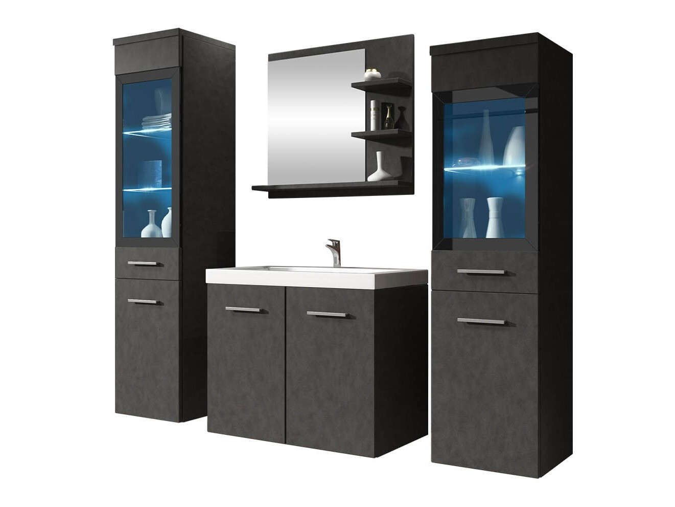 Bathroom set Scientia IV (Matera grey)