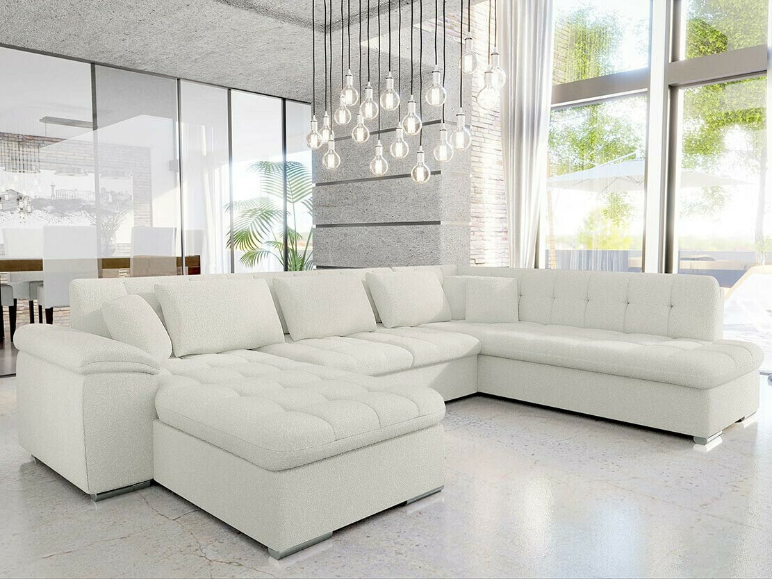 Corner sofa Comfivo Gemma VI (Boucle Baloo 2073)