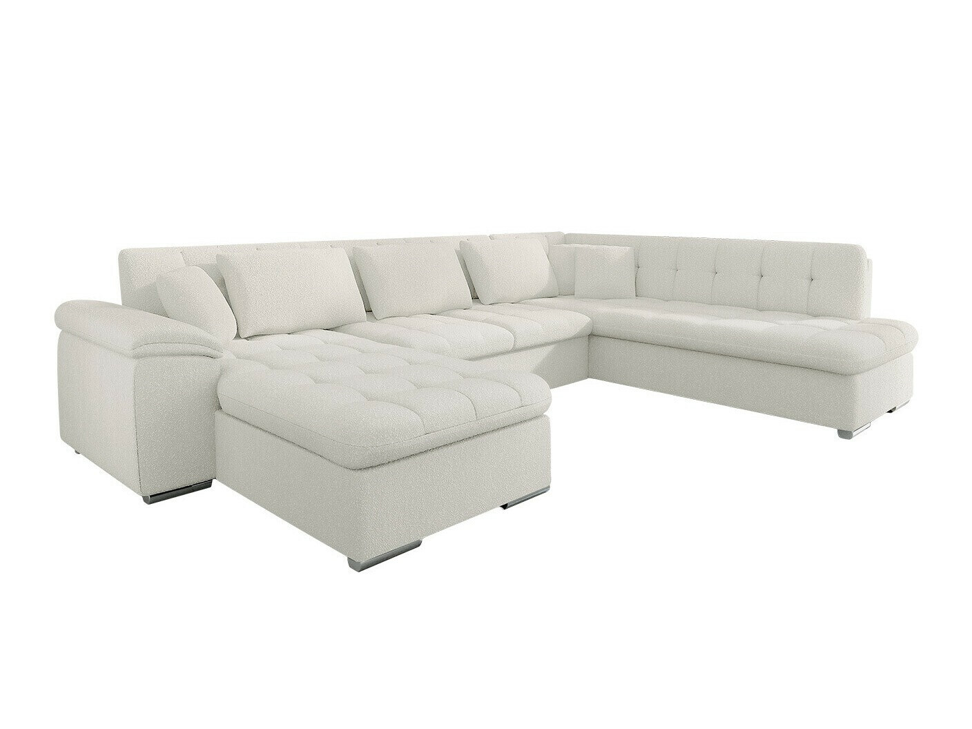 Corner sofa Comfivo Gemma VI (Boucle Baloo 2073)