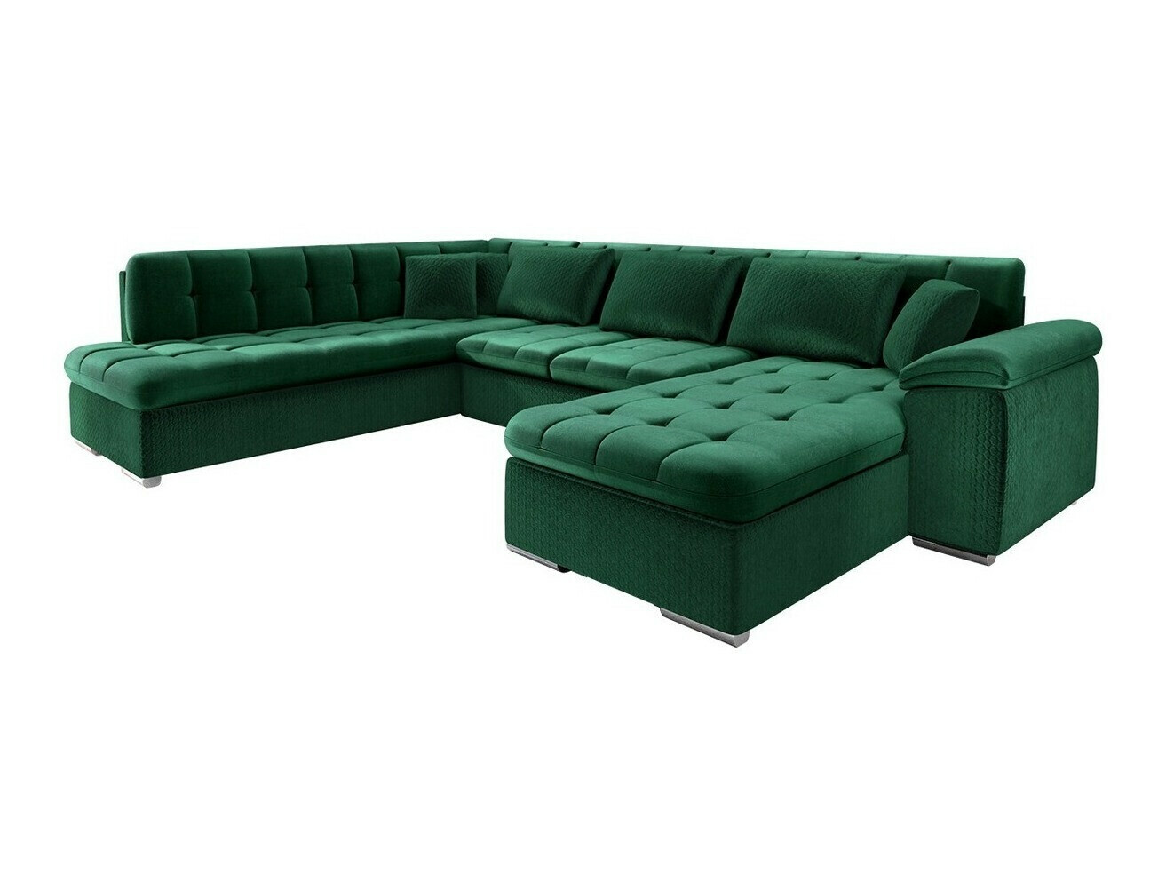 Corner sofa Comfivo Gemma VI (Magic Velvet 2225-151 + Venus Velvet 2941)