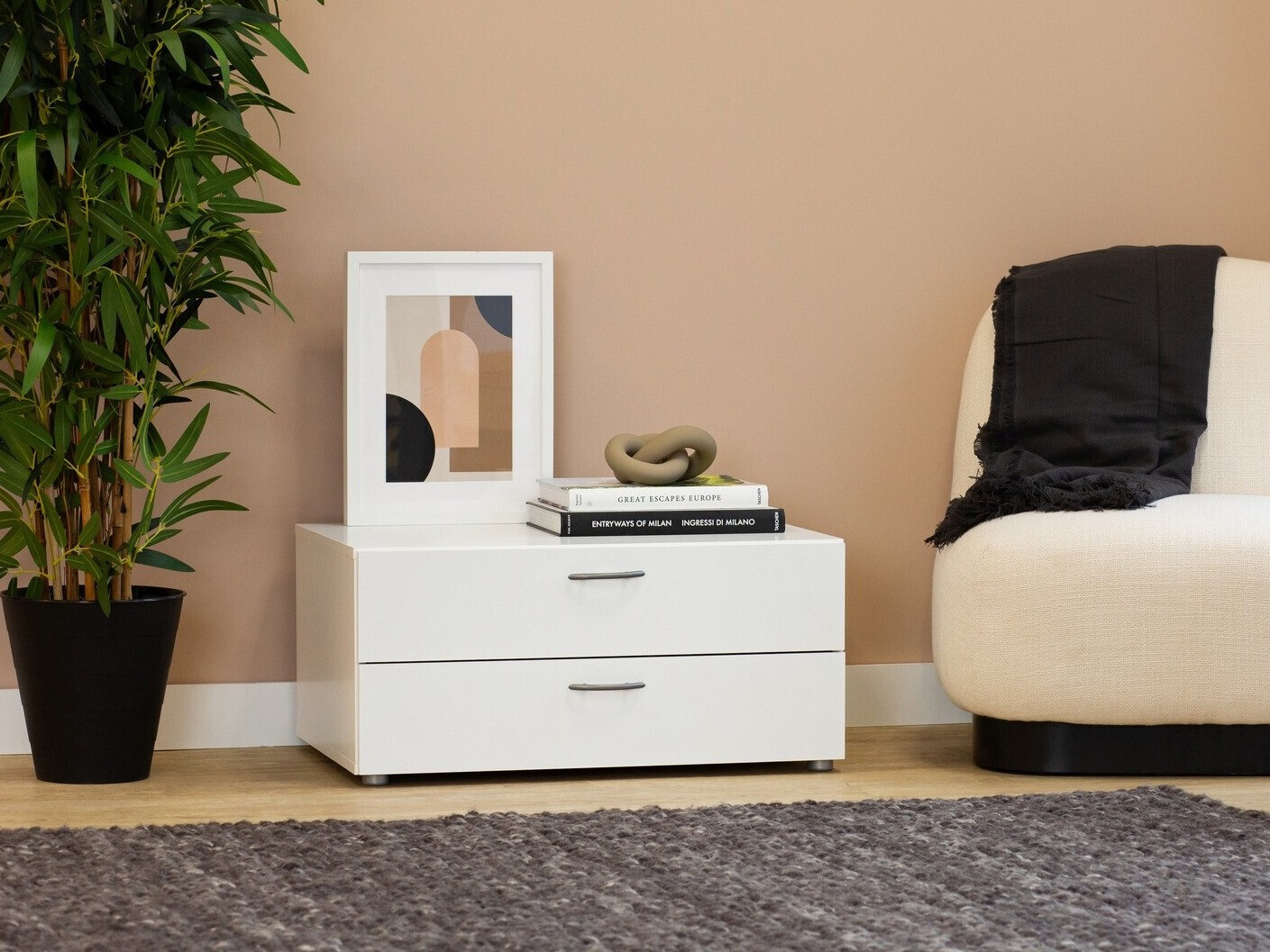 Chest of drawers Bristol 185 (White)