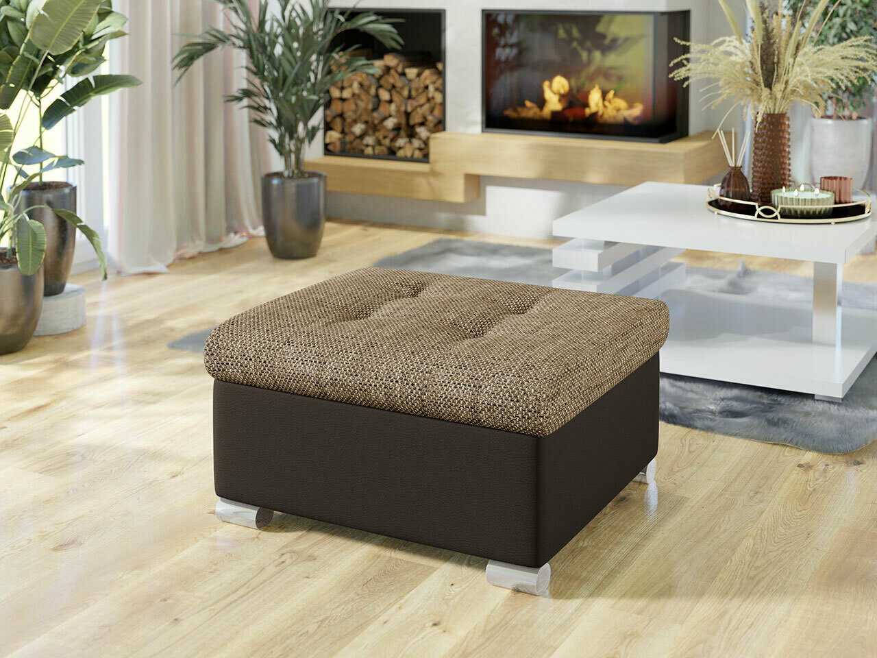 Ottoman Comfivo Gemma (Soft 066 + Lawa 02)