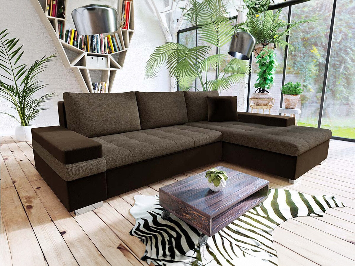 Corner sofa Comfivo 121 (Kronos 06 + Matana 19)