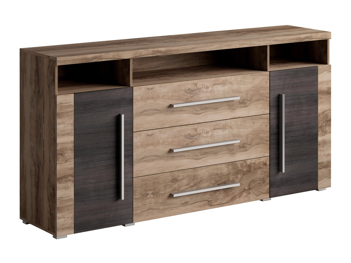 Chest of drawers Sorciro 100 (Nut + Dark oak)