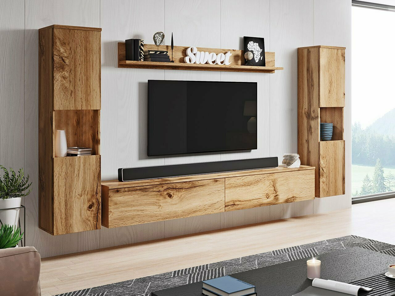 Living room set Sarasota 131 (Wotan Oak)