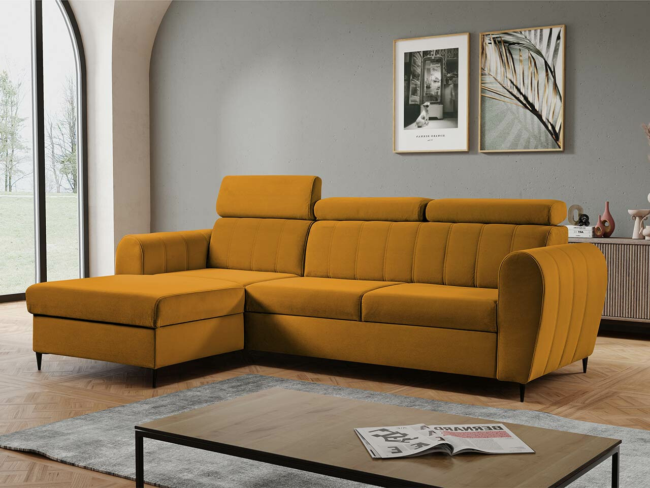 Corner sofa Temple 126 (Kronos 01)