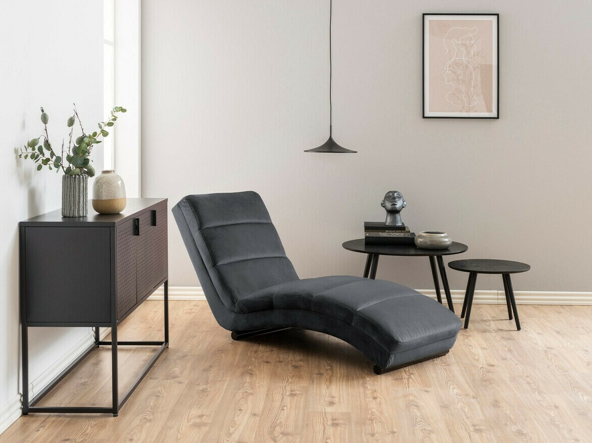 Chaise longue Norsica 257 (Dark grey)
