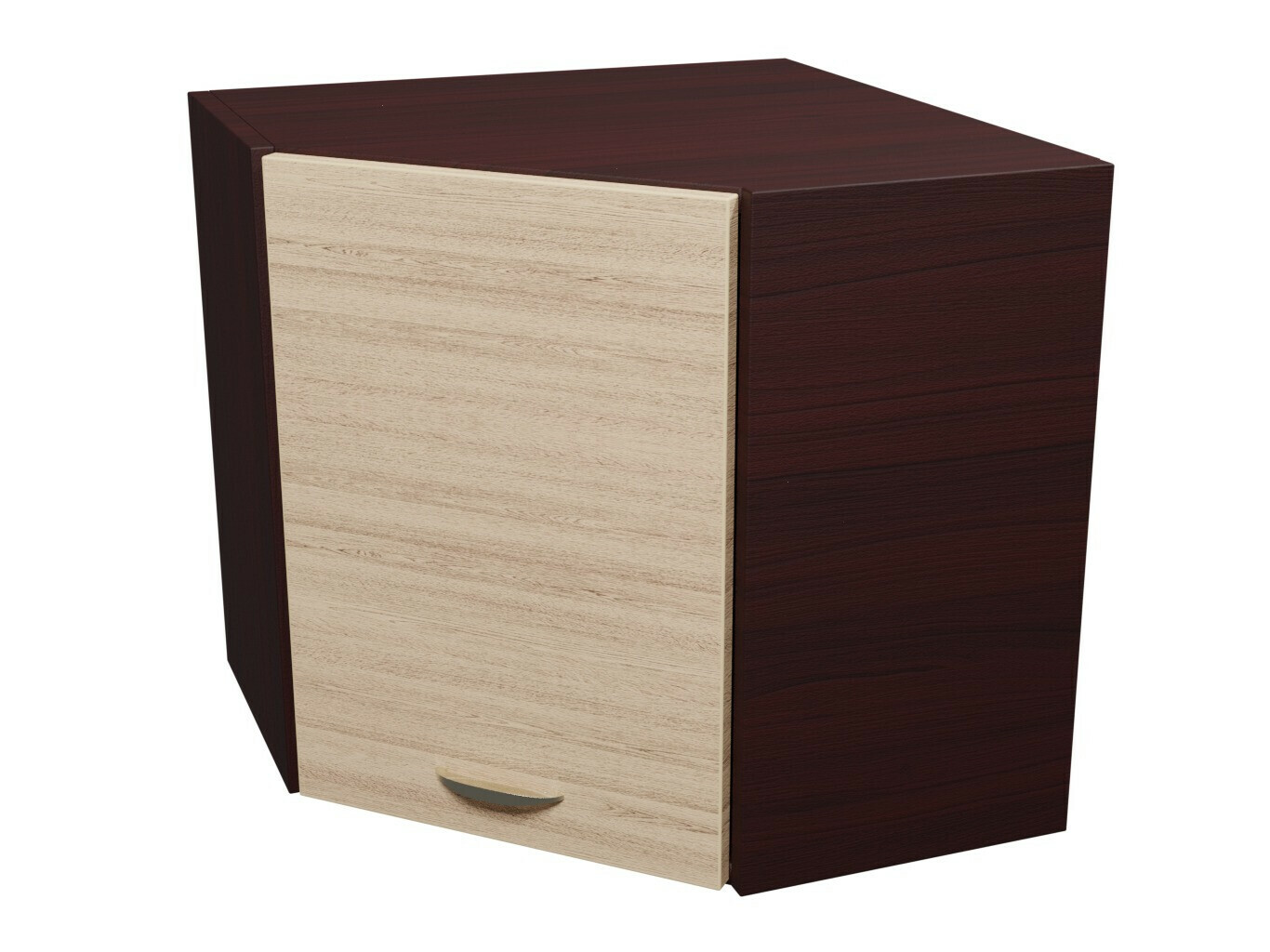 Modular wall-mounted corner cabinet Eli 106