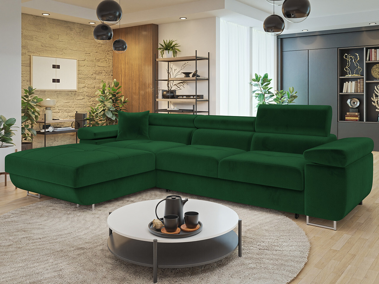 Corner sofa Comfivo Eliferu 102 (Manila 35)