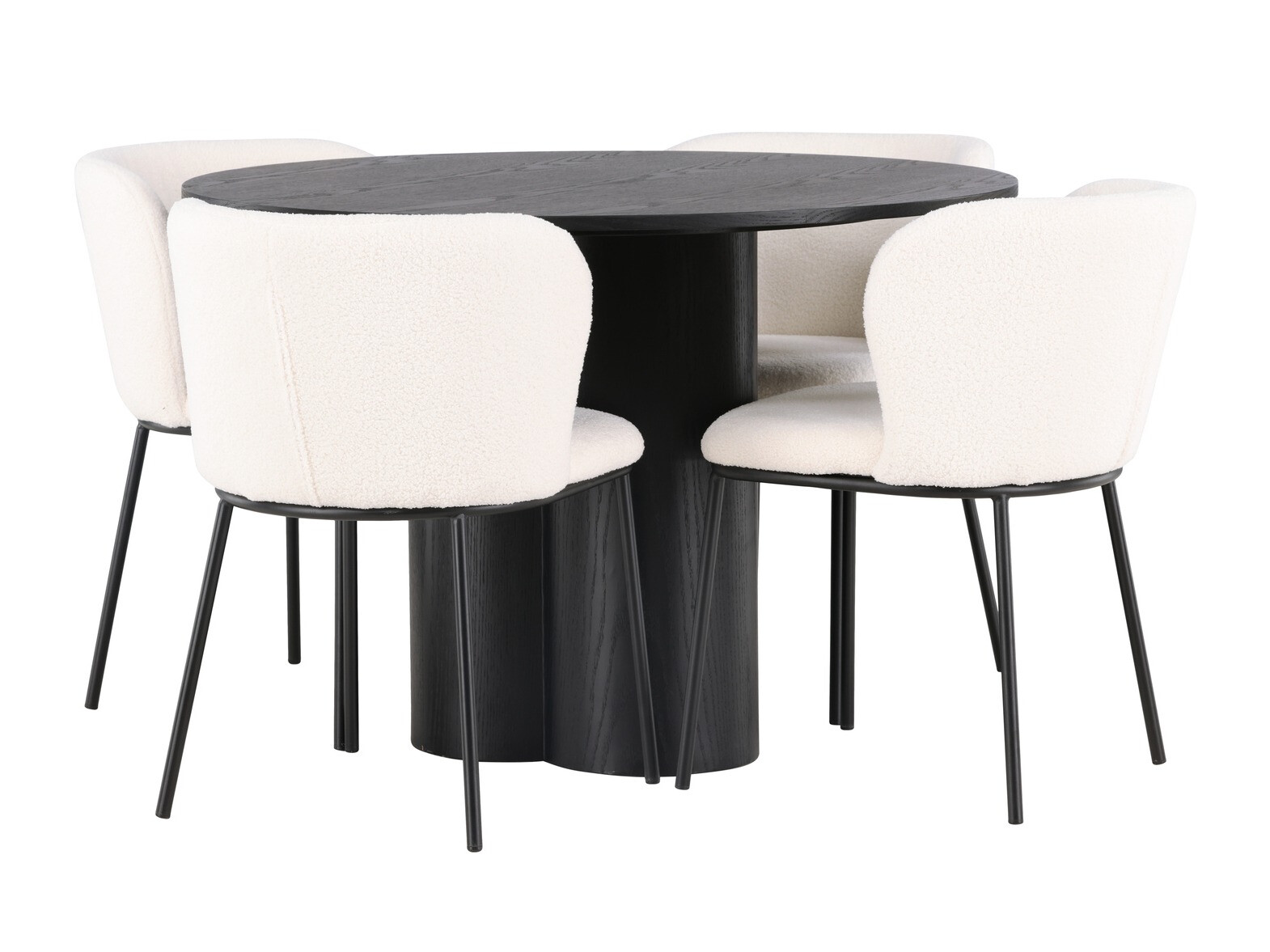 Dining set Dallas 4356 (Black)