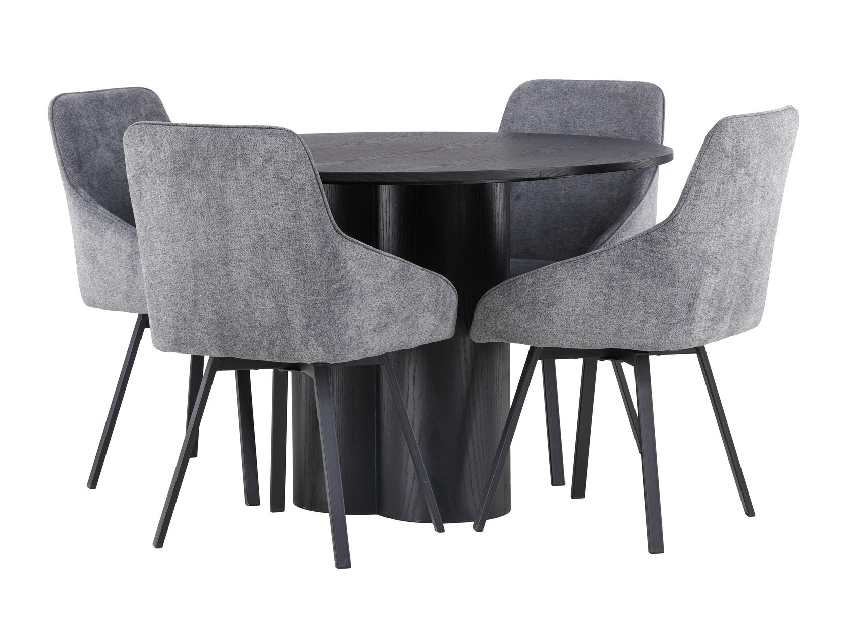 Dining set Dallas 4357 (Black)