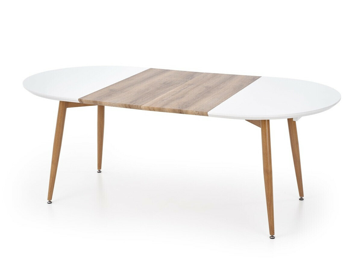 Table Houston Humus (White + Honey oak)