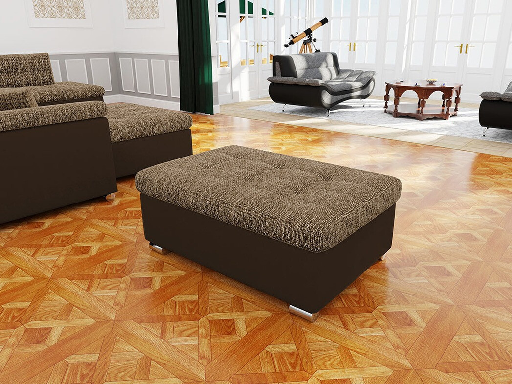 Upholstered bench Comfivo 118 (Soft 066 + Lawa 02)