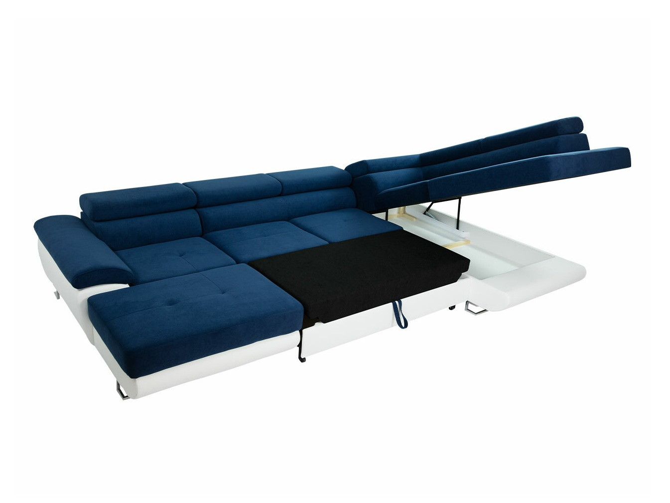Corner sofa Comfivo Ruta IV (Soft 017 + Lux 06 + Soft 017)