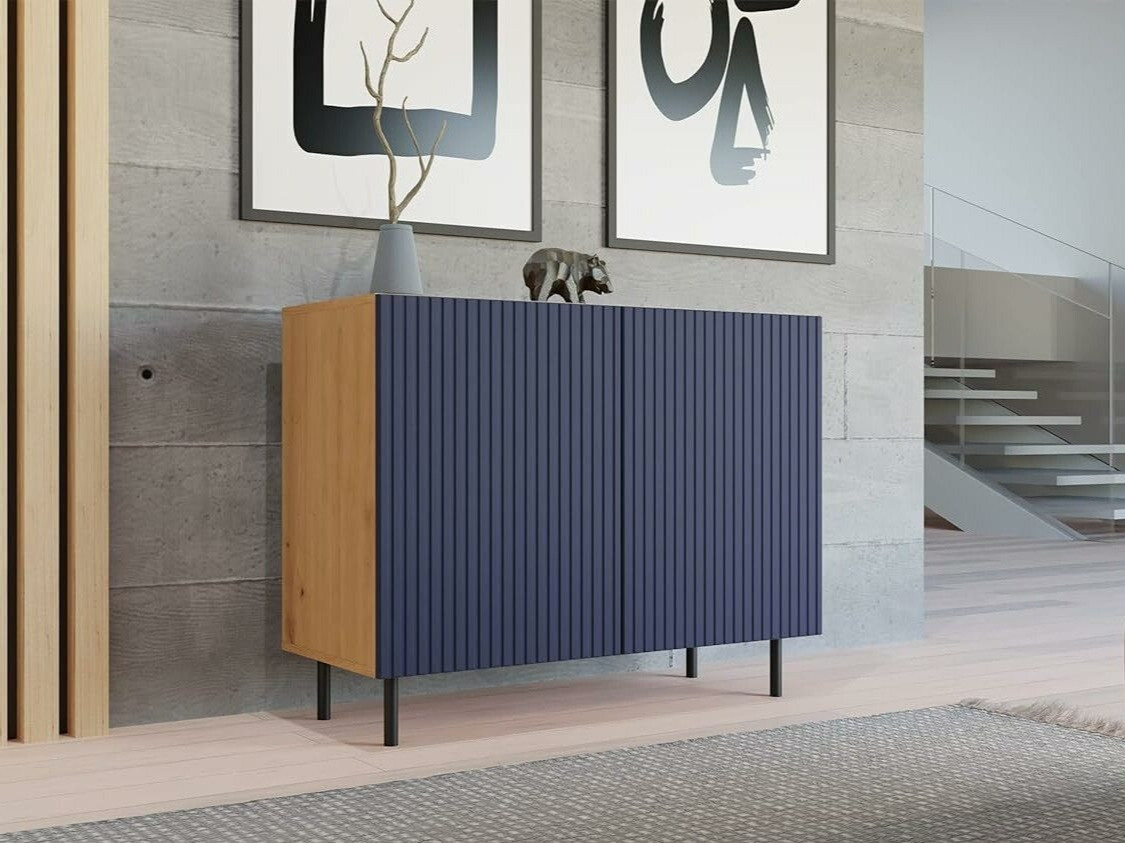 Sideboard Romseru 100 (Blue + Artisan oak)