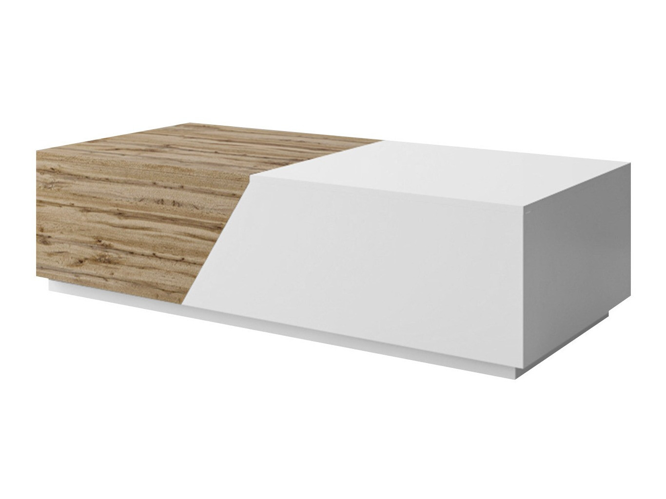 Coffee table Comfivo Daldune (White + Wotan Oak)