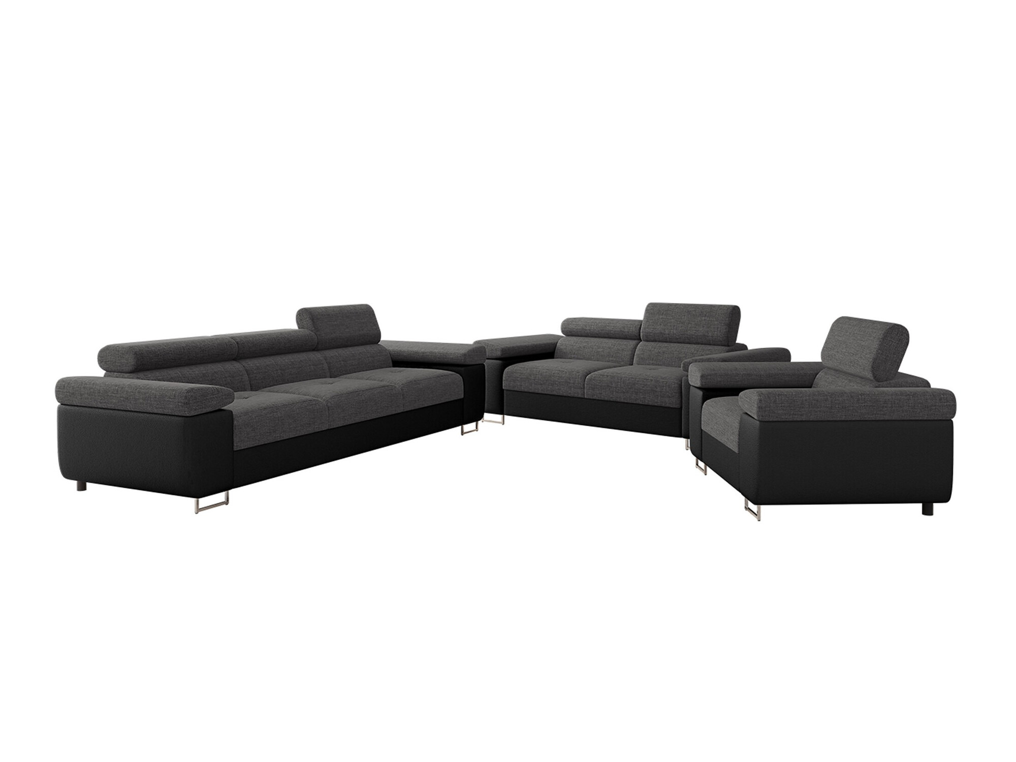 Upholstered furniture set Comfivo Vinetum (Soft 011 + Lux 06)