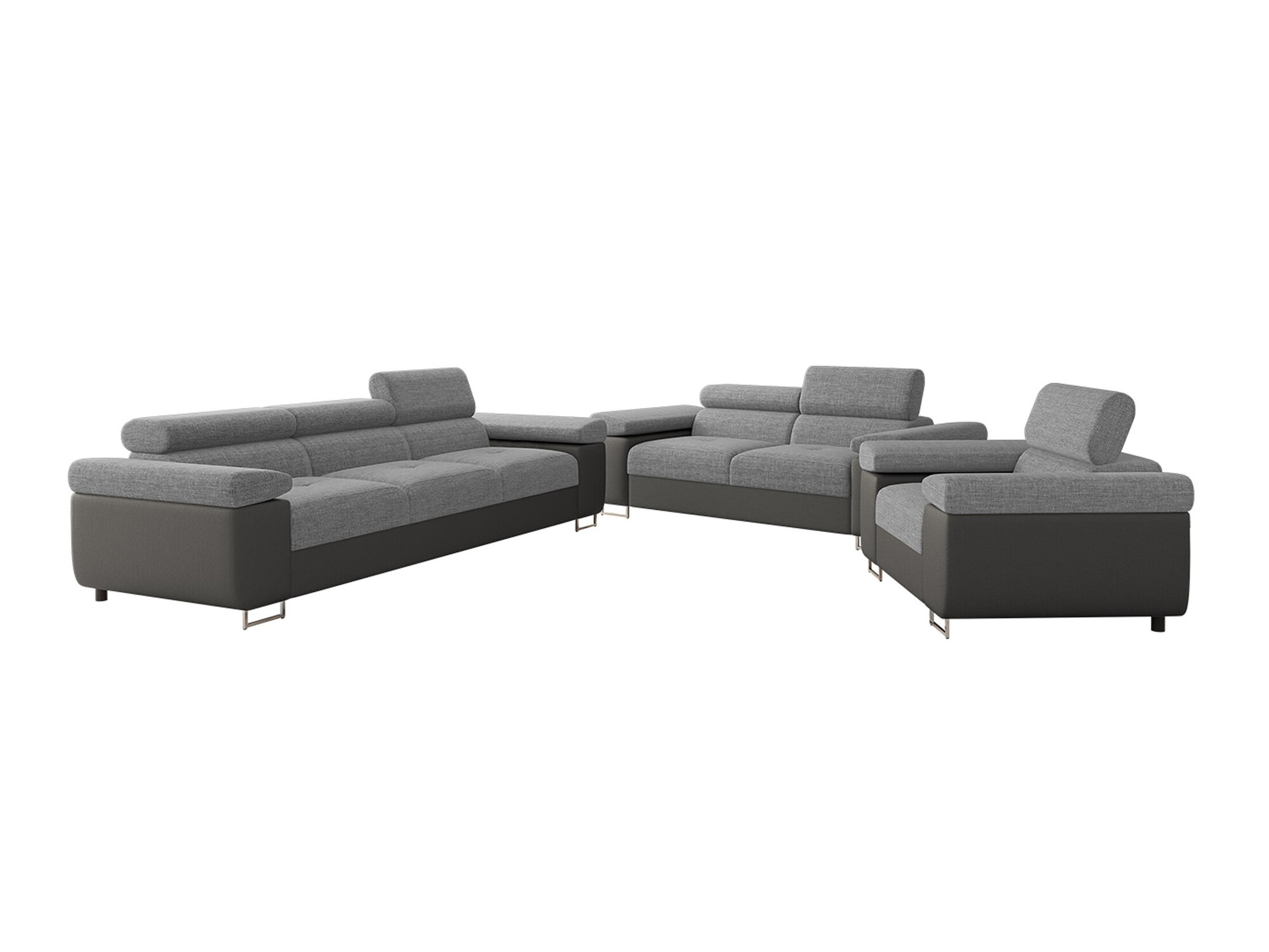 Upholstered furniture set Comfivo Vinetum (Soft 029 + Lux 05)