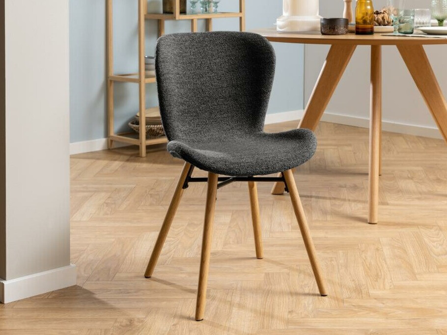Chair Norsica 788 (Anthracite + Light wood)