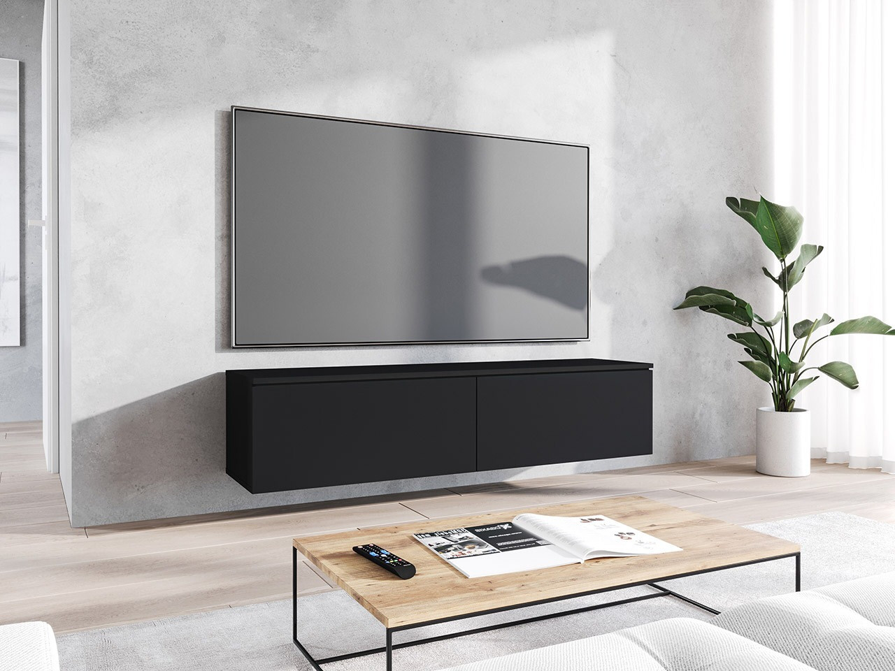 TV stand Scientia (Graphite)
