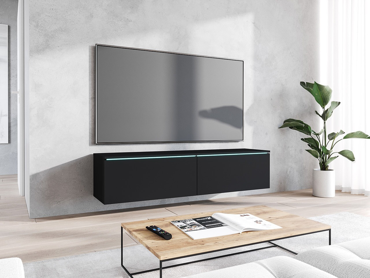 TV stand Scientia (Graphite)