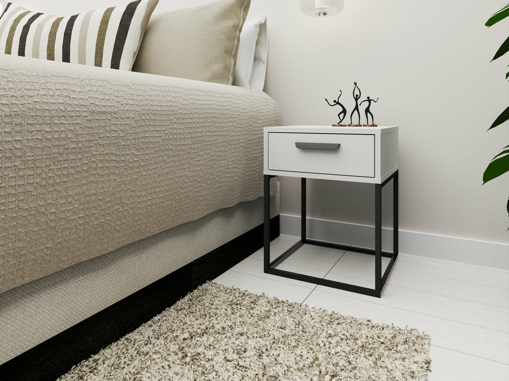 Bedside table Bristol 191 (White)