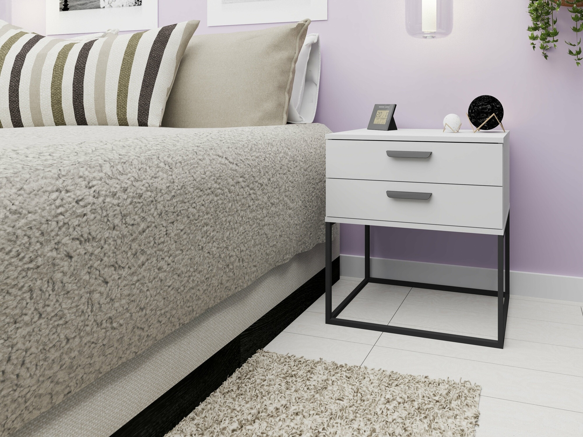Bedside table Bristol 194 (White)