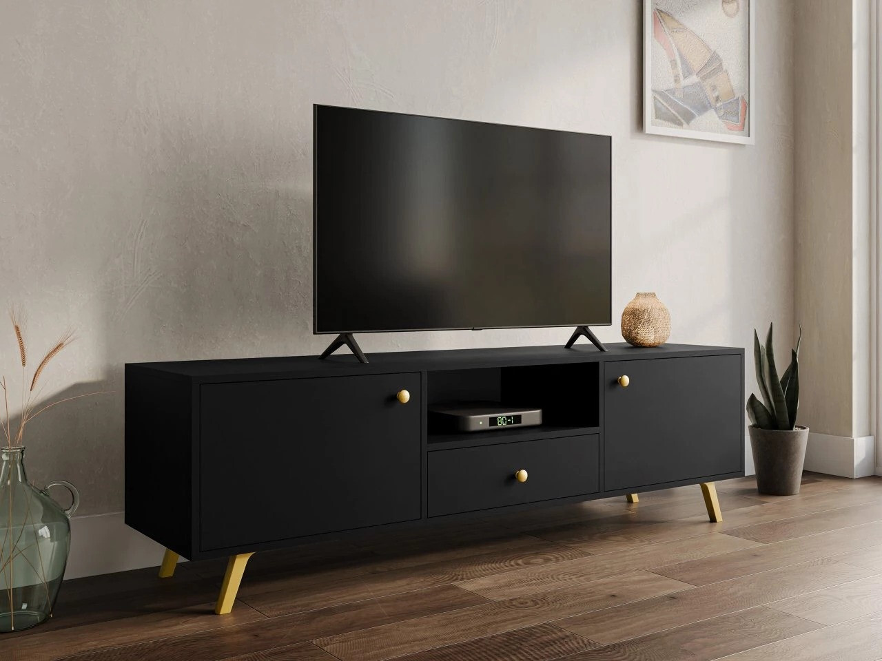 TV stand Monfera 104 (Black)