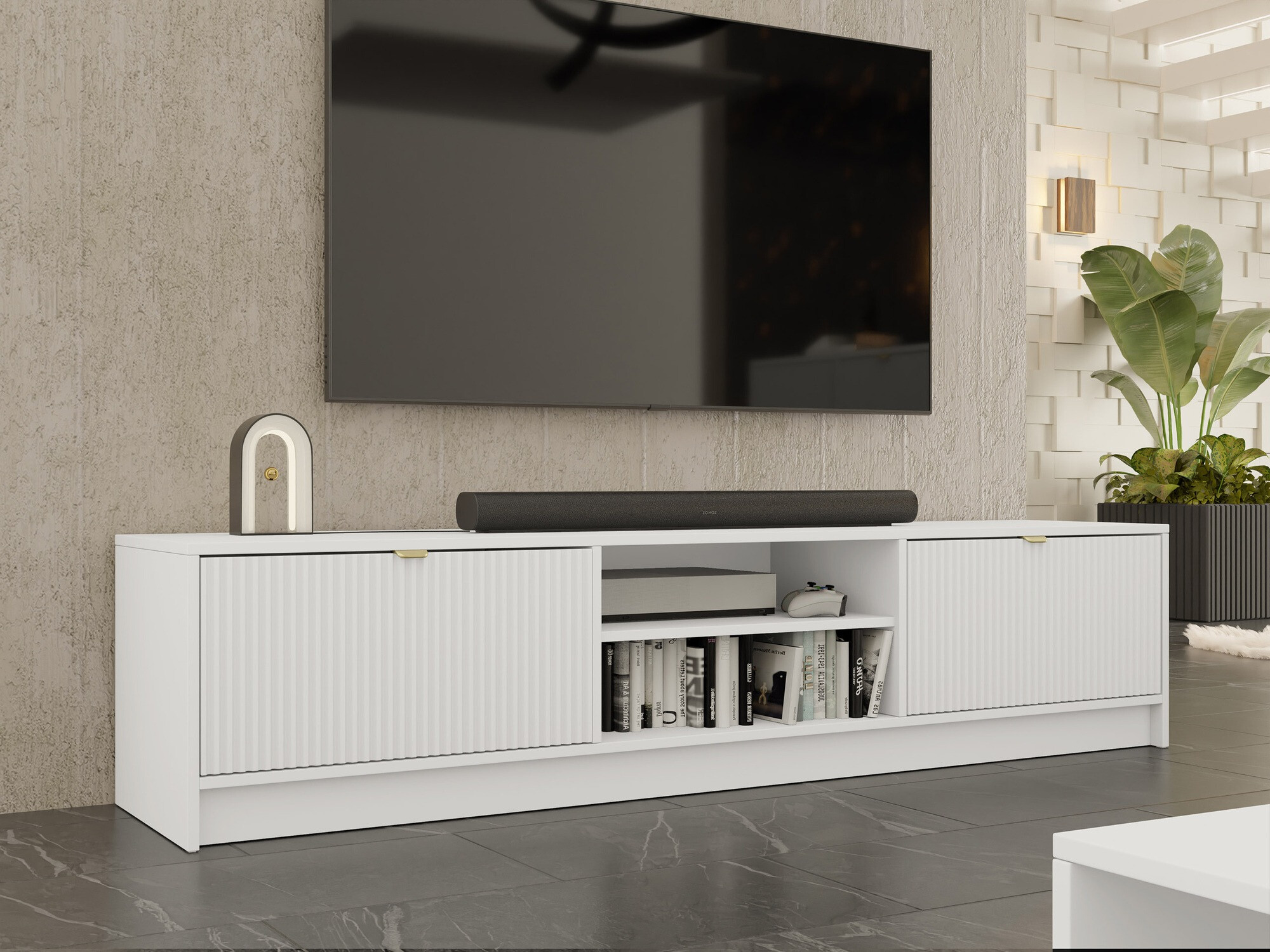 TV stand Comfivo Papilio I (White)