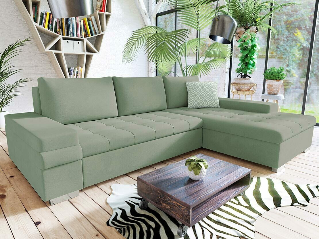 Corner sofa Comfivo Olivetum I (Uttario Velvet 2954 + Evo 29)