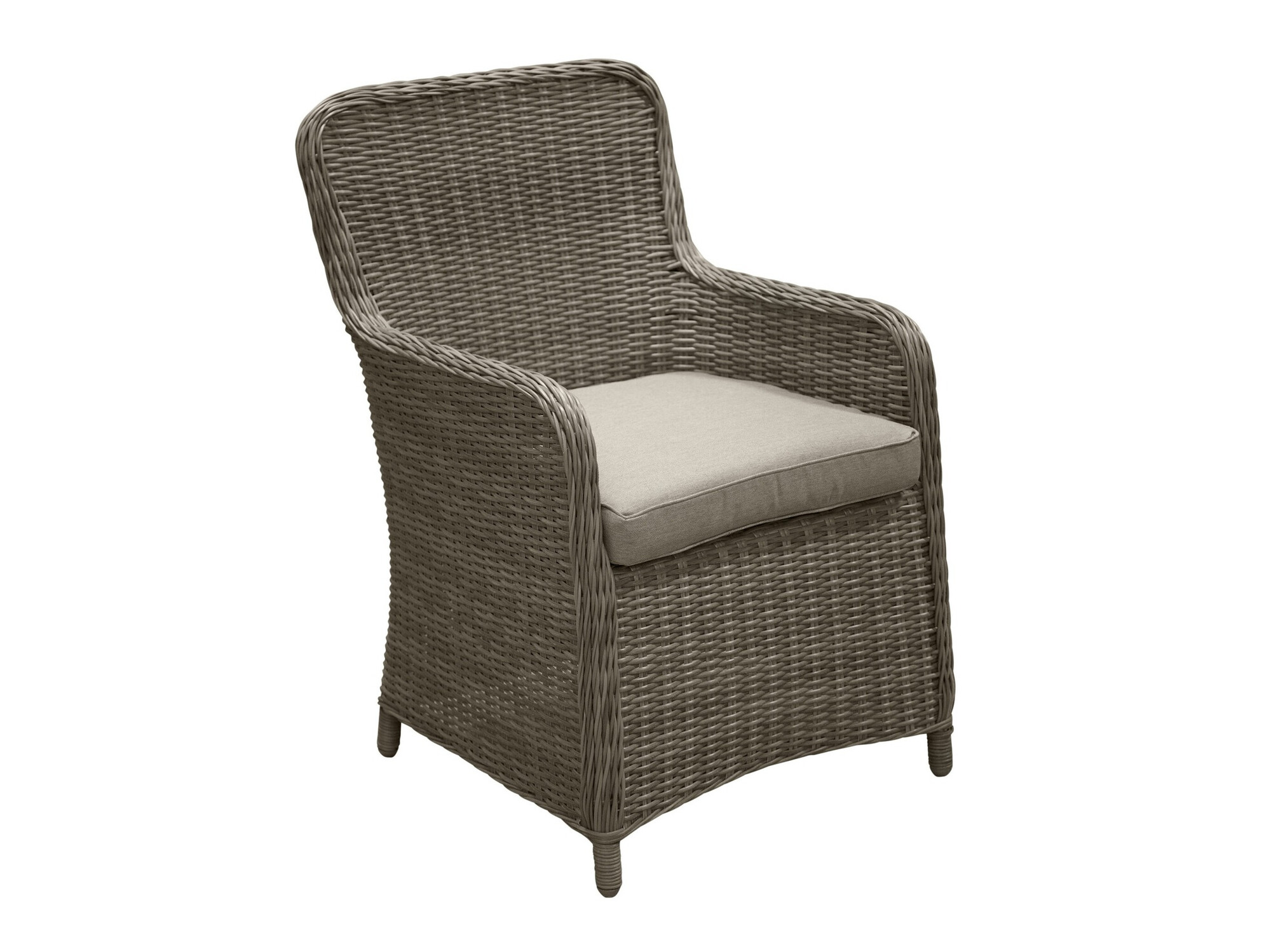 Table and chairs set Dallas 2201 (Light brown + Beige)