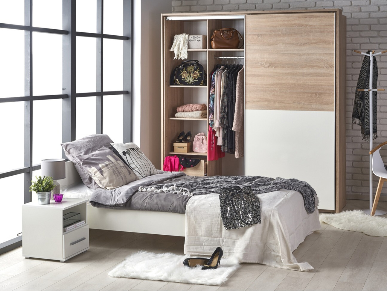 Bed Cirveso 105 (White)