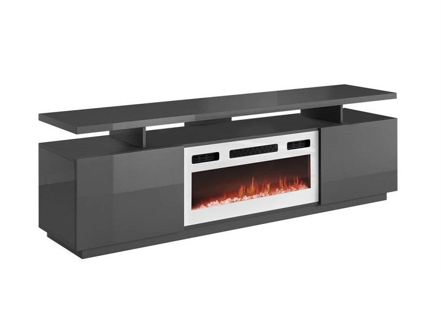 TV stand Figura I (Graphite + Glossy graphite)