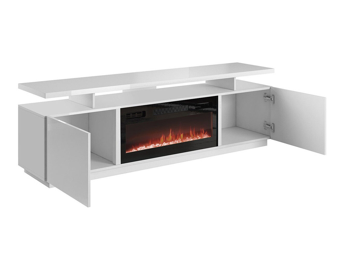 TV stand Figura I (Graphite + Glossy graphite)