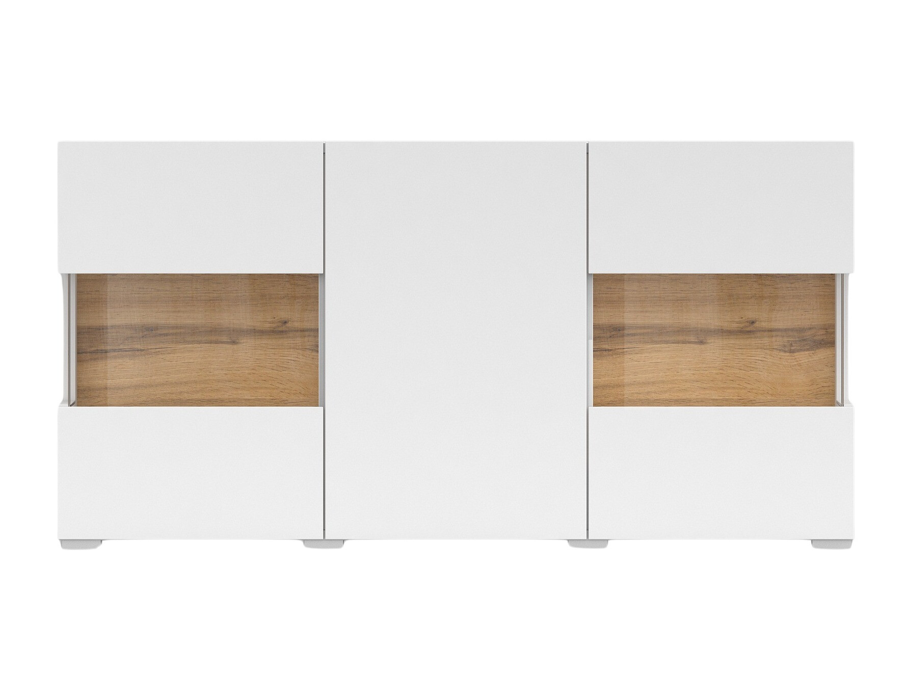 Sideboard Revmiru 102 (White + Wotan Oak)