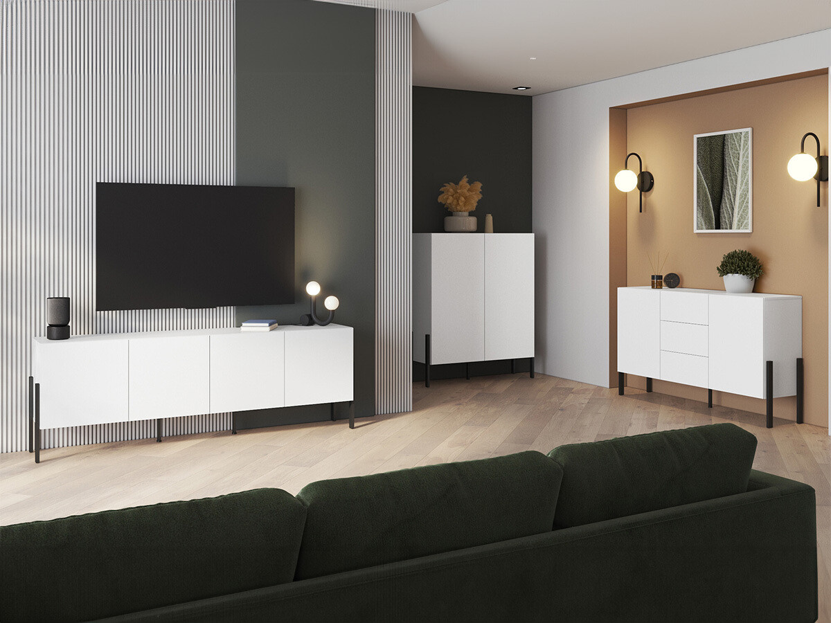 Living room set Etsore 105 (White)