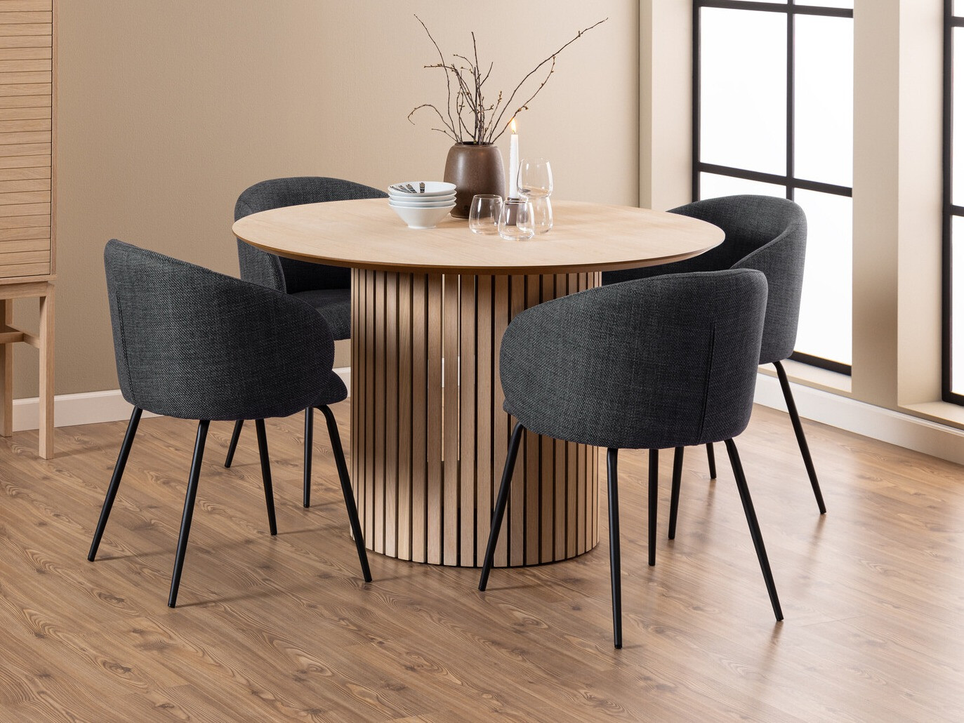 Chair Norsica 862 (Grey + Black)