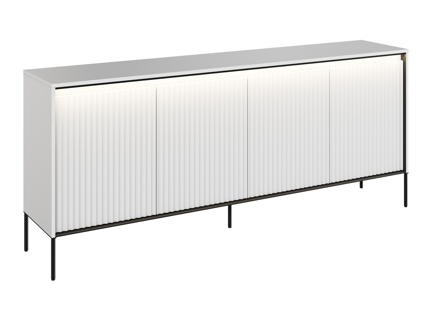 Sideboard Fernolu 103 (White + Black)
