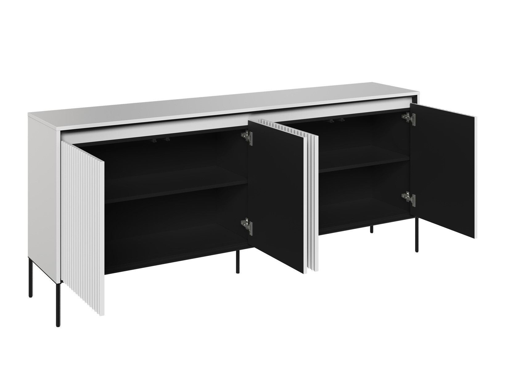 Sideboard Fernolu 103 (White + Black)