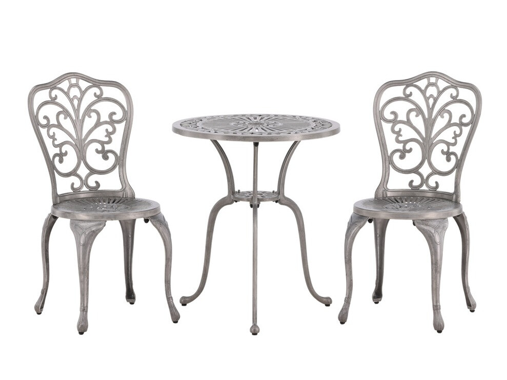 Balcony furniture set Dallas 4462 (Silver)