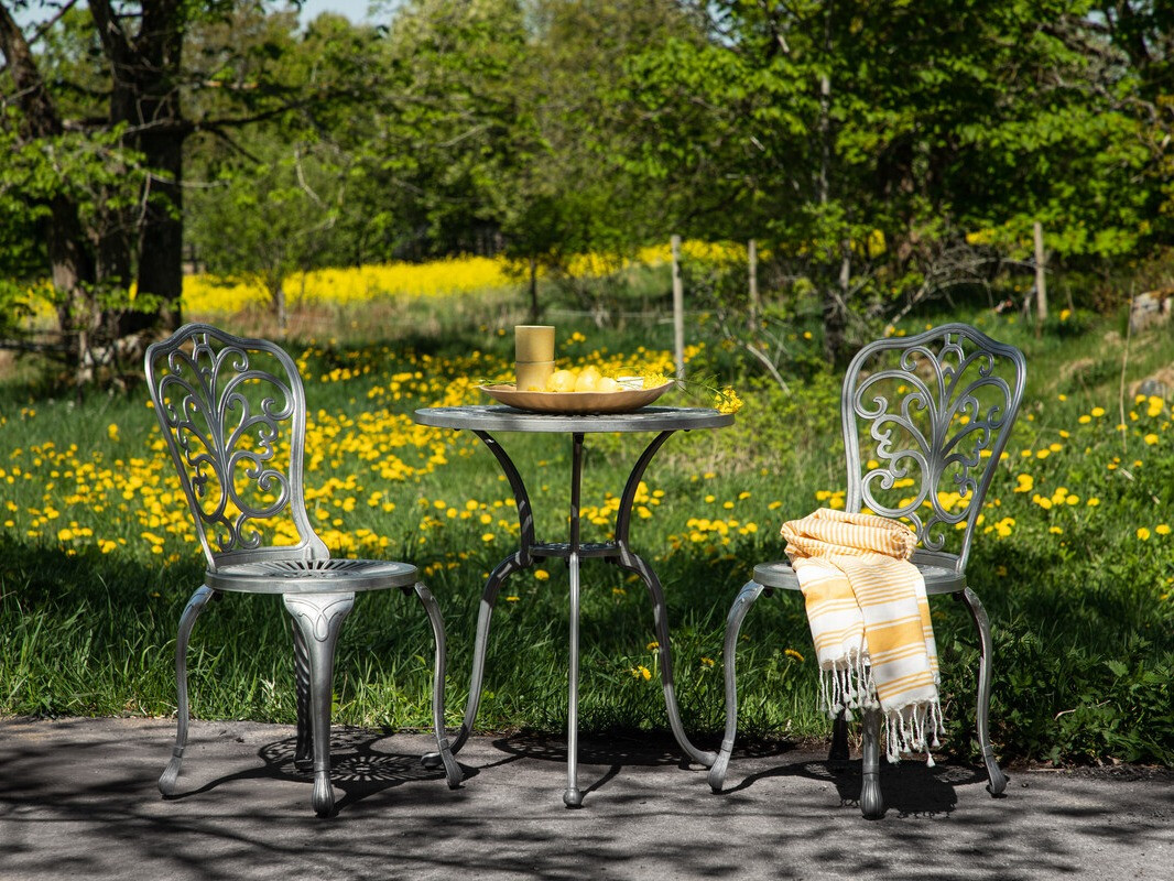 Balcony furniture set Dallas 4462 (Silver)